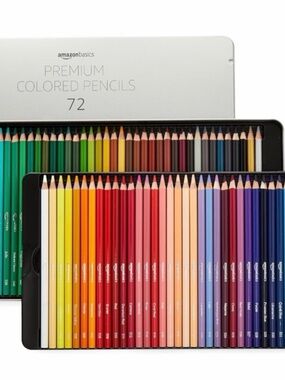 AmazonBasics 72-Color Premium Colored Pencils - Multicolor Brand New In Box